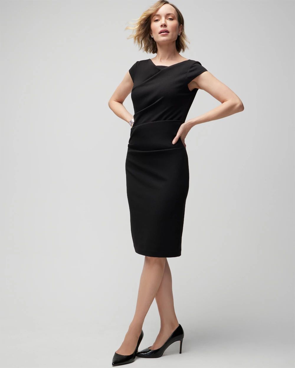 Draped sheath dress 2025